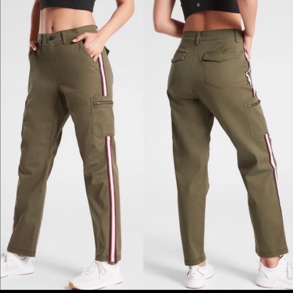 Athlete summit cargo pant army green